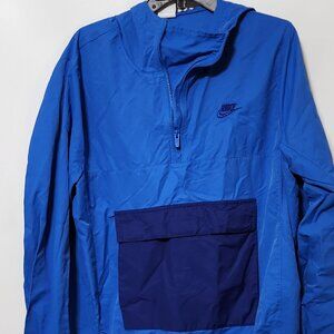 Nike Men's Sportswear Anorak Jacket Large DA0011-403 BLUE